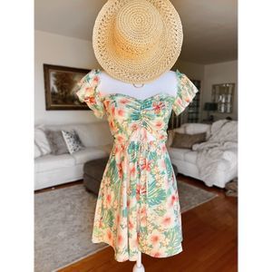 Area Stars Tropical Mini Dress 🍀EUC🍀 Size XS